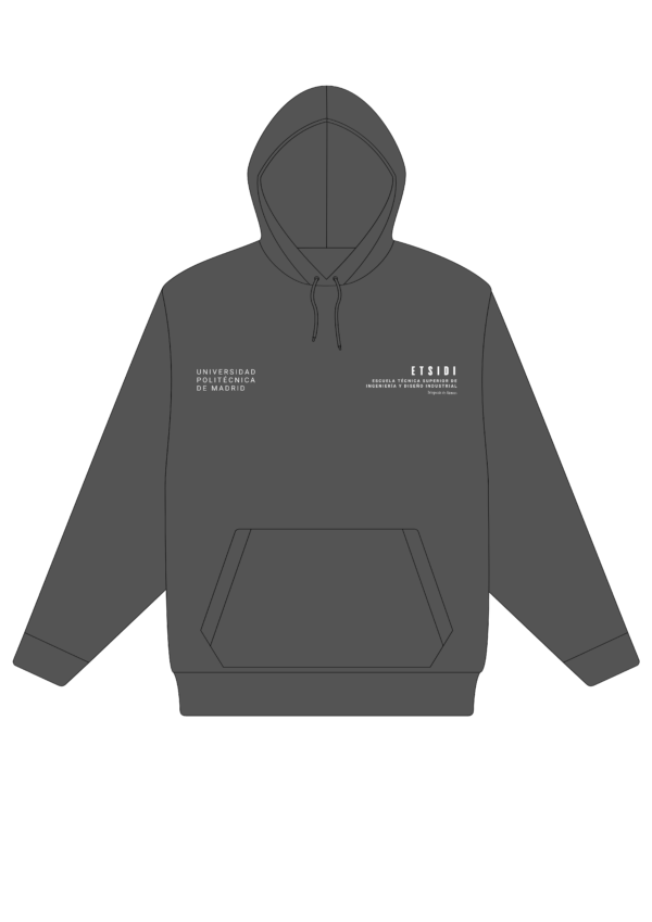 Sudadera con Con Capucha Antracita