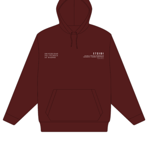 Sudadera con Con Capucha Granate