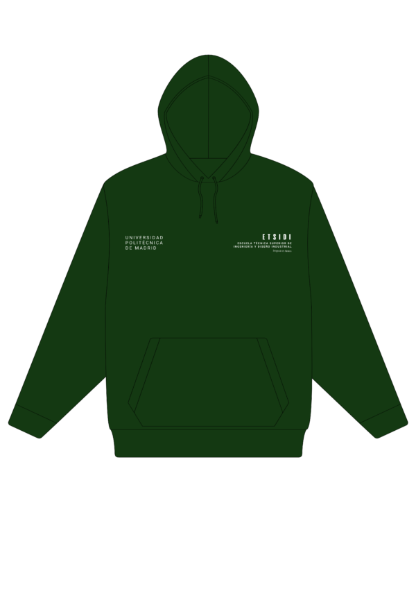 Sudadera con Con Capucha Verde