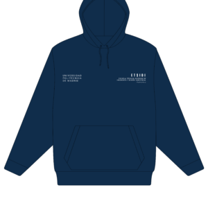 Sudadera con Con Capucha Azul