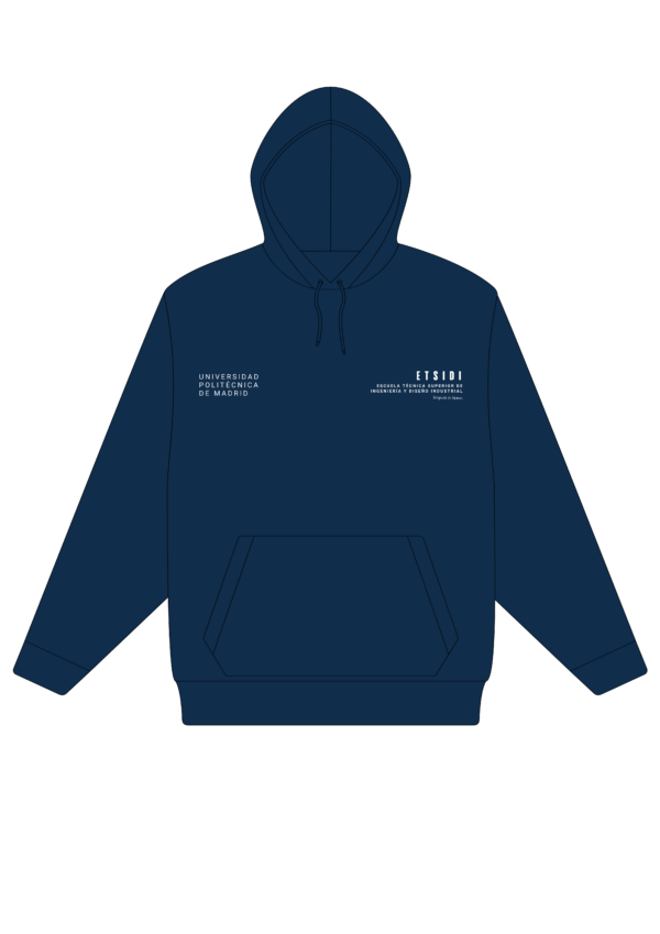 Sudadera con Con Capucha Azul